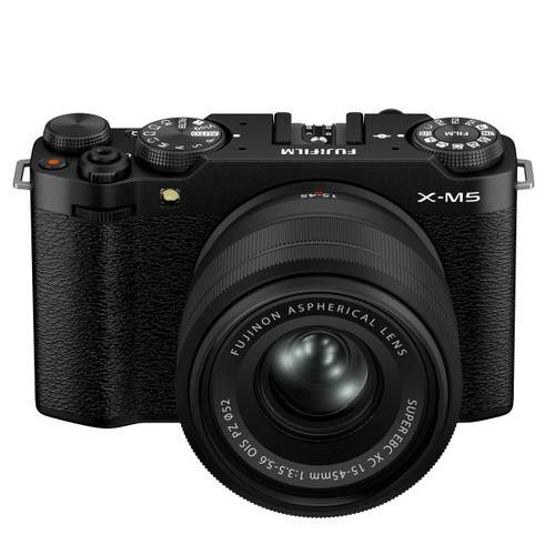 FUJIFILM X-M5 W/XC 15-45MM F3.5-5.6 OIS PZ (BLACK)